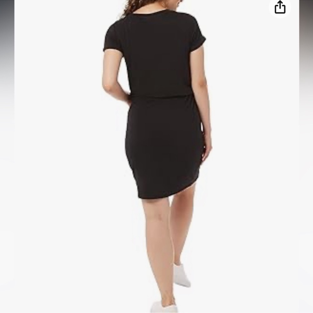 32 DEGREES Dress Size Large Ladies' Soft Lux Short Sleeve Black With Pockets New - Picture 13 of 15